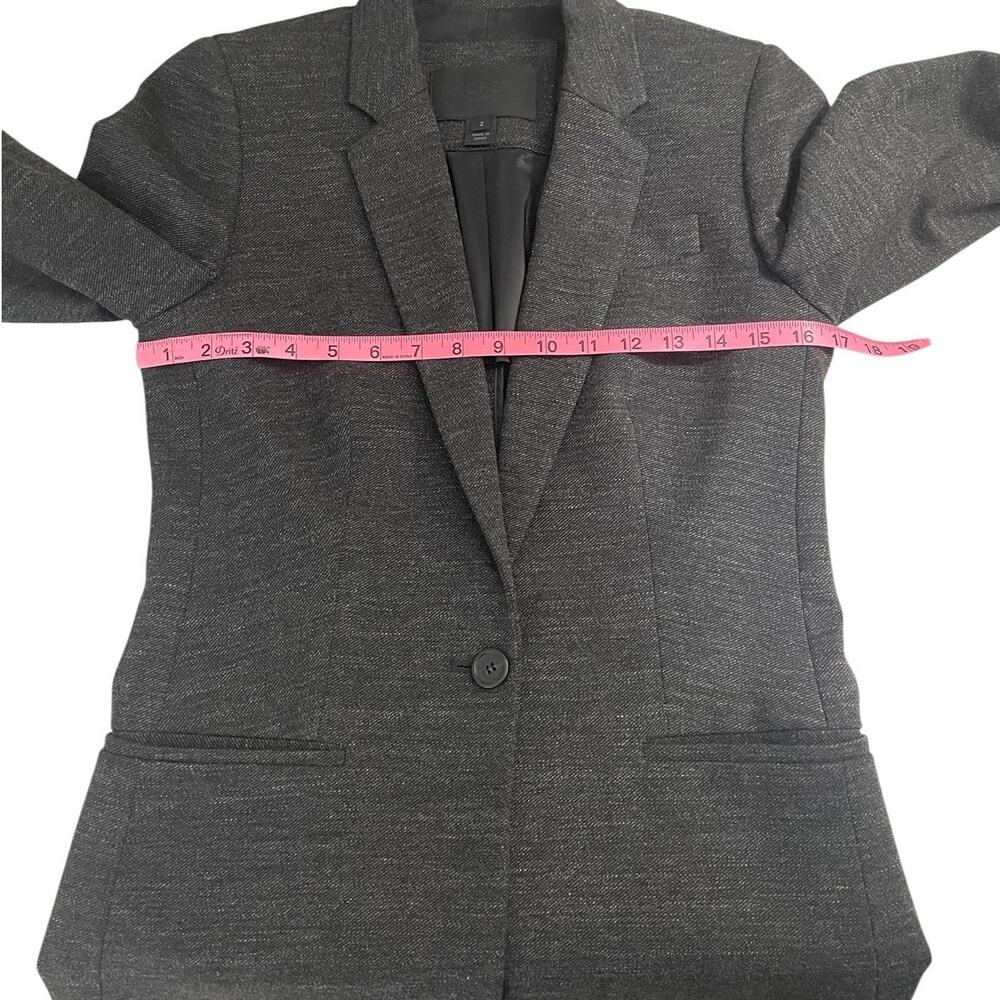 J.Crew Collection Button Front Blazer Stretch Classic Preppy Casual Womens Sz 2 - Picture 12 of 15